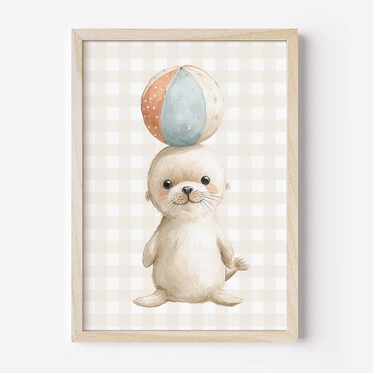 obrazy i plakaty do pokoju dziecięcego Plakat Na Ścianę Dla Dzieci Bajkowy Cyrk nr. 16