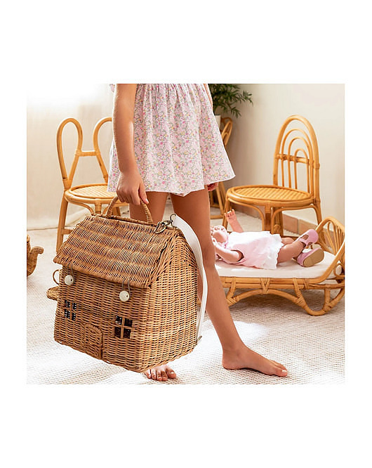 pokój dziecka - różne Kosz Piknikowy Rattanowy dla Dzieci Mi Casa