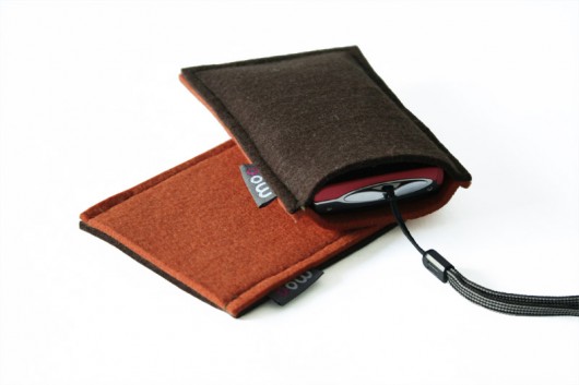 Etui Orange&Brown moo studio
