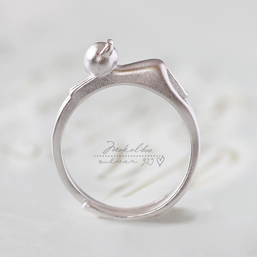 MAKALIBOO COLLECTION KOTEK- Srebro Ewa Saj  Silver