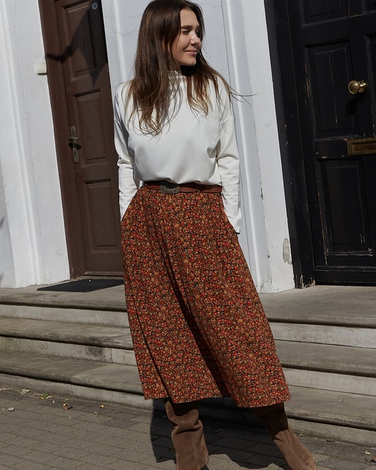 spódnice midi Spódnica Adara Jesienna