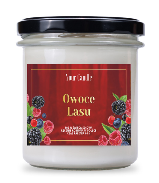 świece zapachowe Świeca zapachowa sojowa Owoce Lasu 300 ml- Your Candle