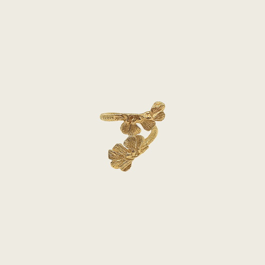 pierścionki złote Złoty pierścień regulowany no.2 - Gingko