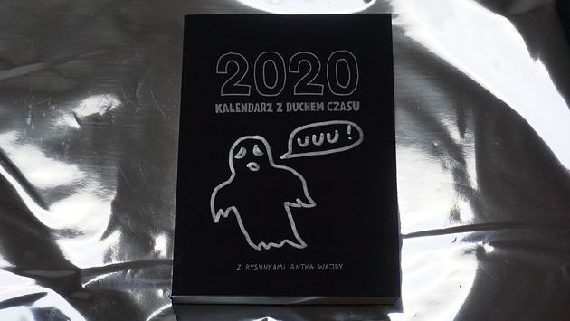Kalendarz 2020  z duchem czasu z rys. Antka Wajdy Tajne Komplety