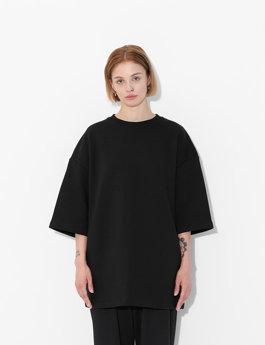 bluza bez kaptura damska Bluza oversize - bawełna organiczna