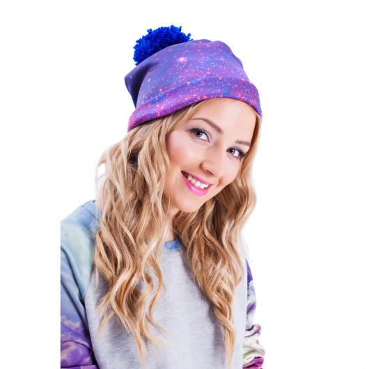 Purple Nebula beanie Mr Gugu Miss Go