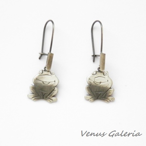  Kolczyki srebrne - Żabki VENUS GALERIA