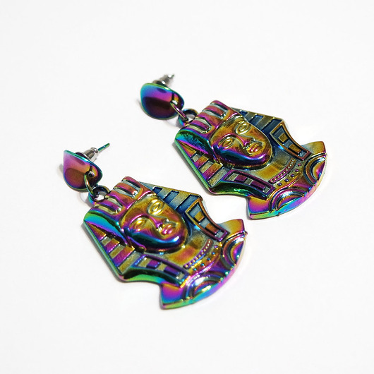 kolczyki - inne Kolekcja Starlight - Kleopatra - stal, wiszące