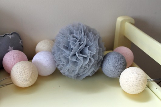 Cotton Ball Lights White Pastel 10 kul cottonove love