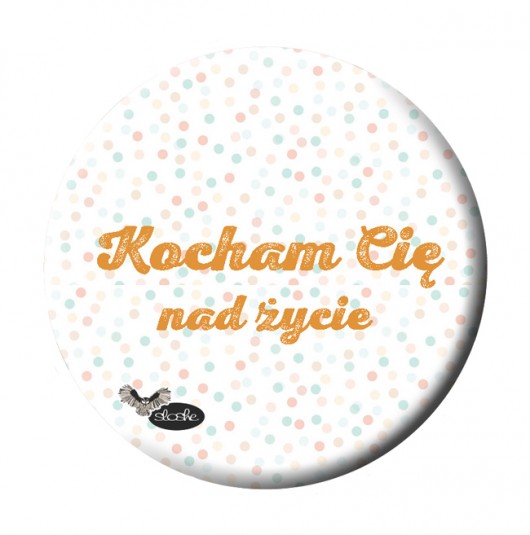 Magnes 5.6cm, Kocham Cię nad życie Sowia Aleja
