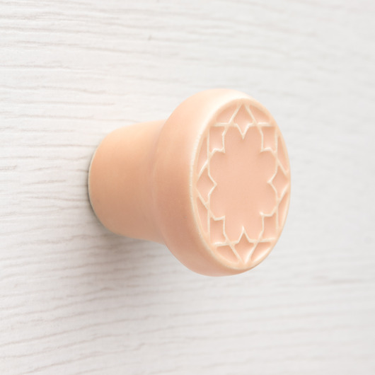 gałki do mebli Gałka do mebli, pudrowy róż , wz.3