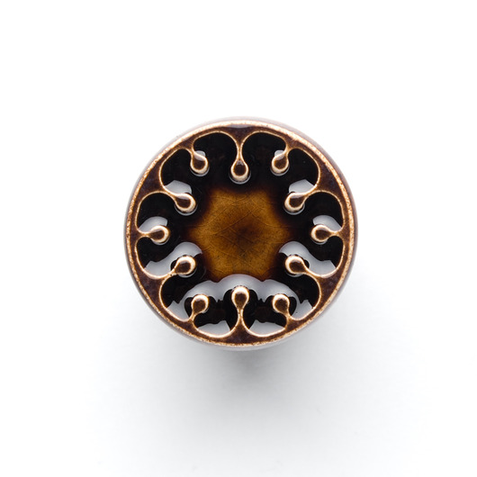 gałki do mebli Gałka mała do mebli ciemno-brązowa, wz.9