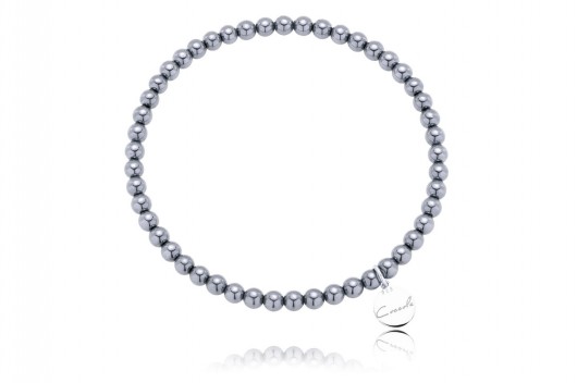 BRANSOLETKA hematyt + srebro 925 Coccola JEWELLERY