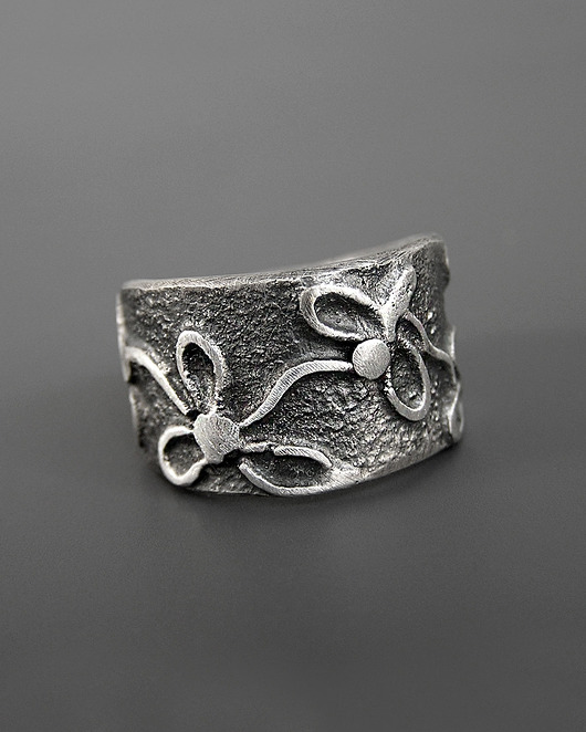 pierścionki srebrne Pierścionek Kwiaty - srebro 925, rozm. 14- 18