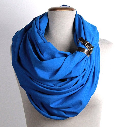 Dzianinowy Komin Tuba Szal - ROYAL (pasek) CADOaccessories