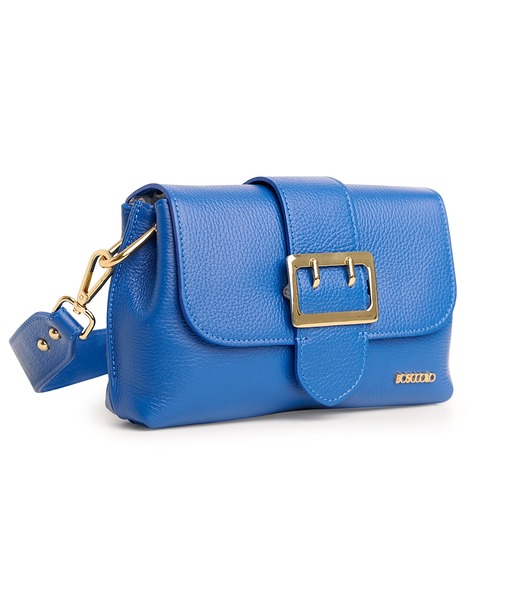 torby na ramię Torebka skórzana z ozdobnym szerokim paskiem  (6474)