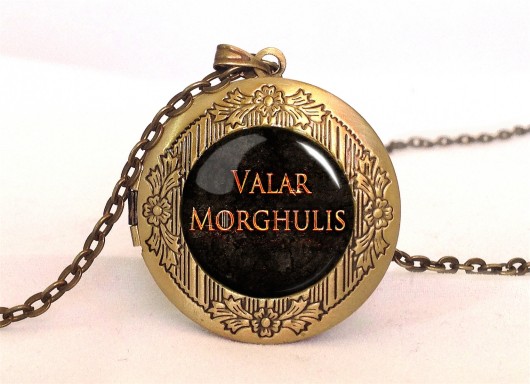 Medalion sekretnik Valar Morghulis - 0728 EGGinEGG