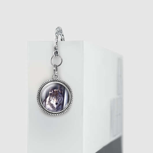 zakładki do książek Zakładka do książki - Szary wilk