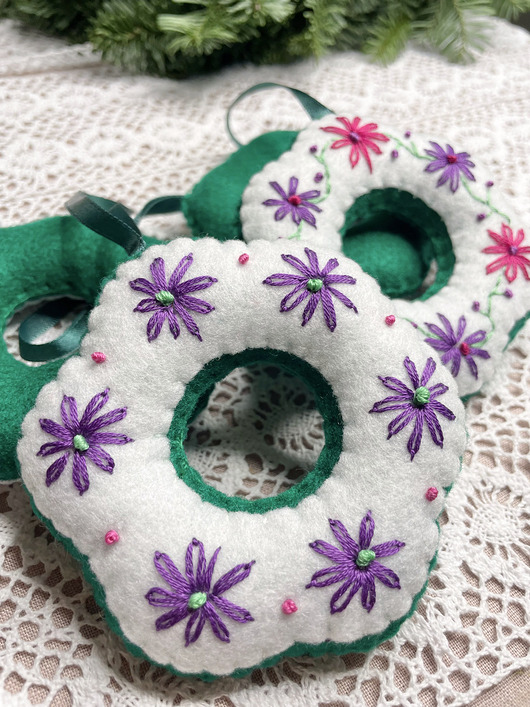 ozdoby choinkowe Zestaw świątecznych zawieszek #19