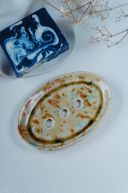 mydelniczki Mydelniczka ceramiczna HIPPIE