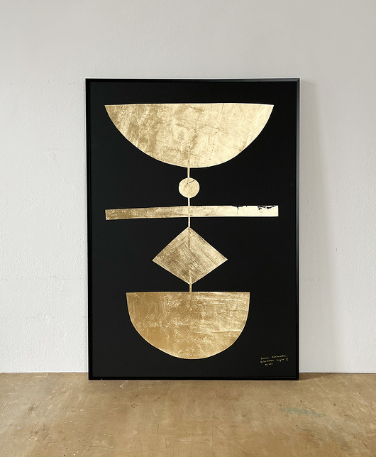 grafiki i ilustracje Kolaż analogowy "Bogini 4" format B1 w czarnej ramie