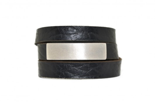  Basic Black with Silver Bracelet Joccos Design