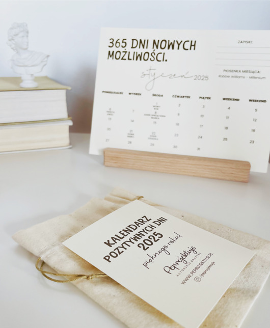 kalendarze i plannery KALENDARZ POZYTYWNYCH DNI 2025