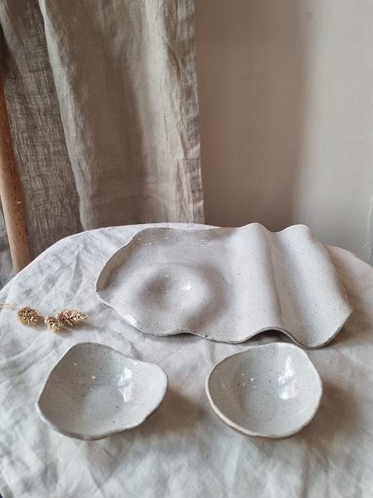 patery i talerze Zestaw na przekąski  (3szt.) -  Wielkanocny stół