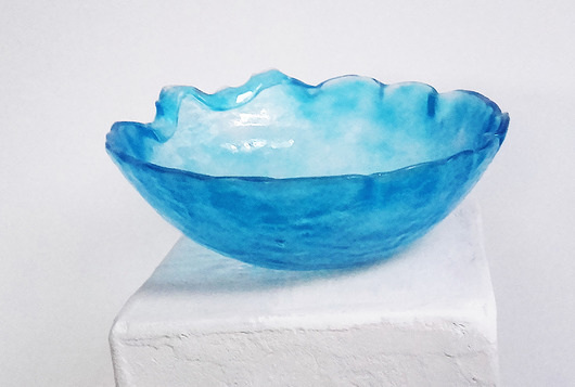 miski i misy Misa głęboka BLUE TRANSPARENT - 28 cm
