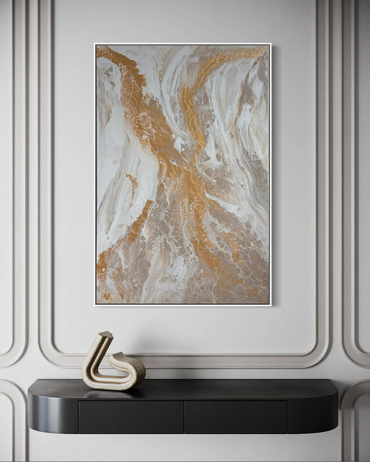 obrazy Obraz "Golden flow" 80x120