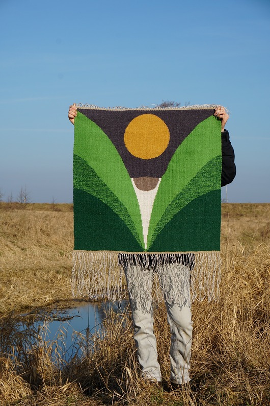 Ozdoby na ścianę Ręcznie tkany wełniany kilim - OTWARCIE