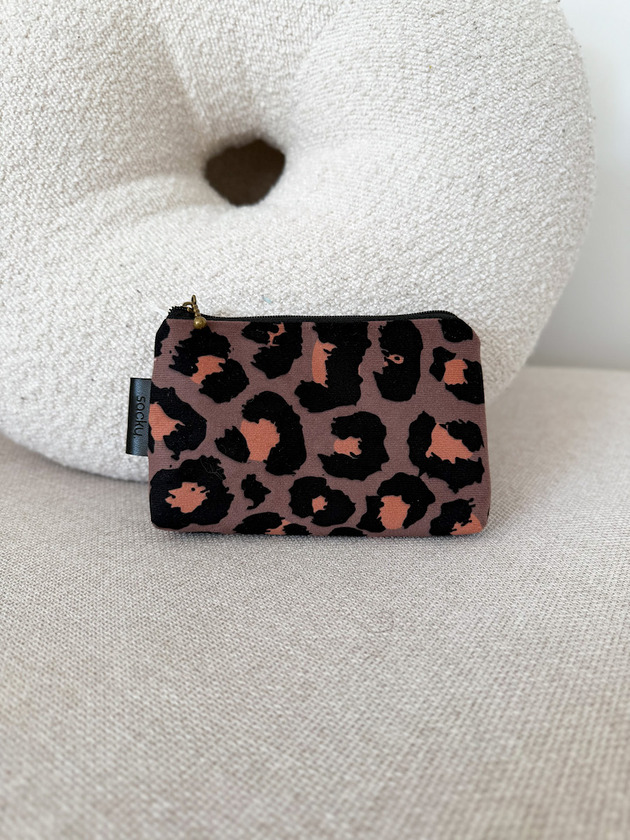 portfele damskie Portfelik na karty panterka (Card holder)