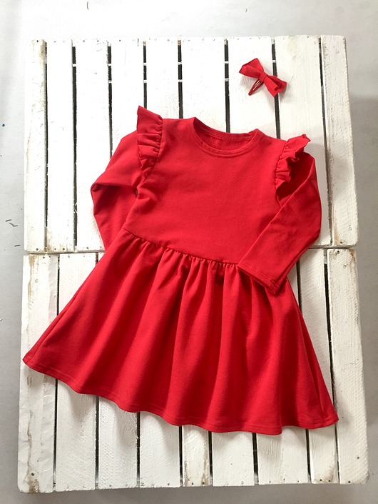 Sukienka red BEAUTY To Moje ubranka dzieciece