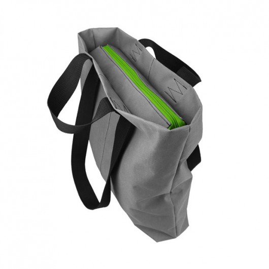 SHOPPER BAG 01 zielony zamek purol design