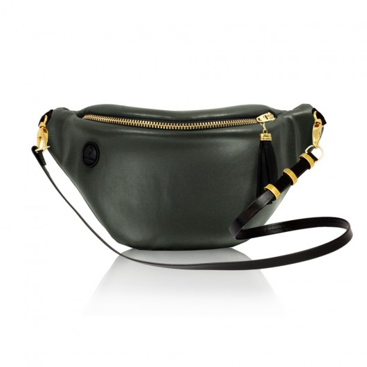 Khaki Eco - nerka na paseczku anacomito