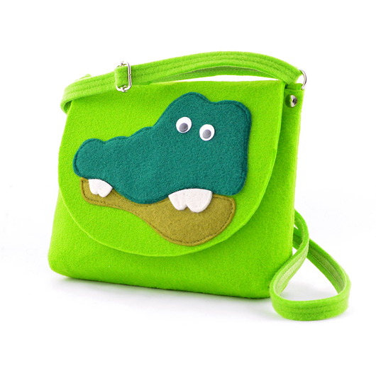 Torebka Dziecięca - Zielony Krokodyl Green Sheep
