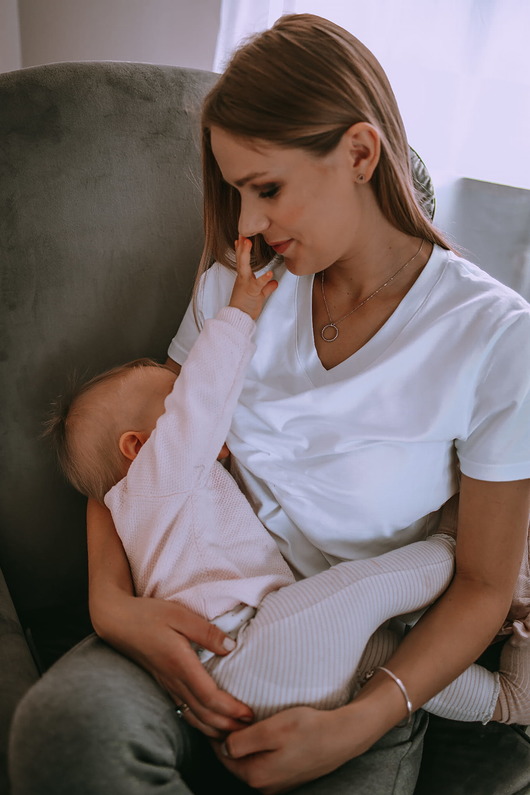 T-SHIRT BABY DREAM biały latte mama