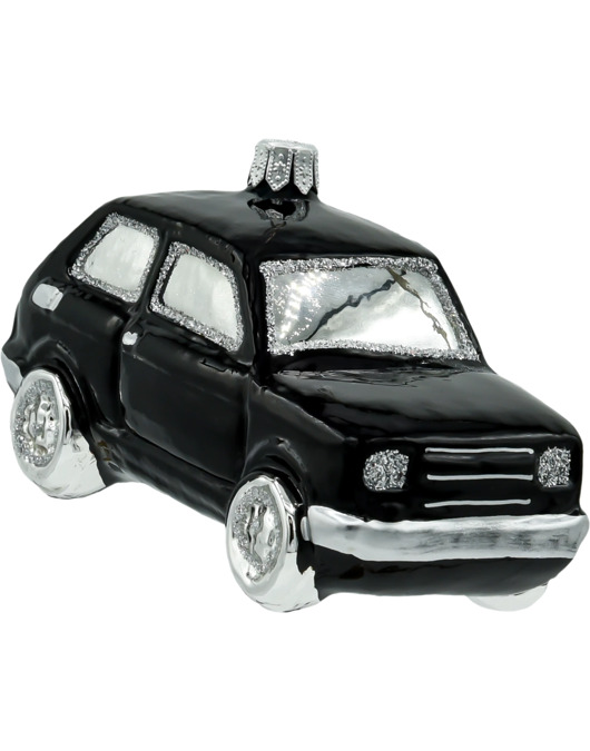 ozdoby choinkowe Bombka choinkowa: Fiat 126p Maluch: czarny