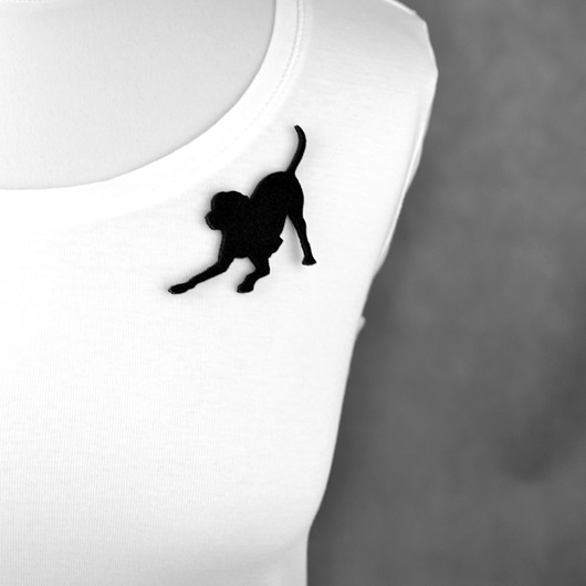 FeltDog 6 felt label