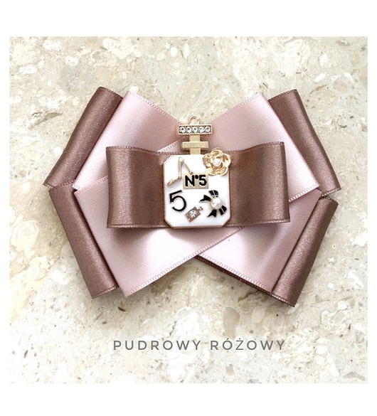 broszki Brosza Cappuccino z Perfumami