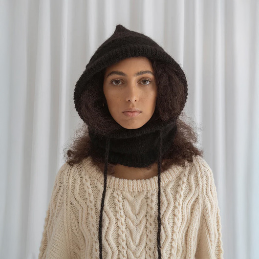 czapki damskie Kominiarka Simple Cloudy Balaclava z trokami