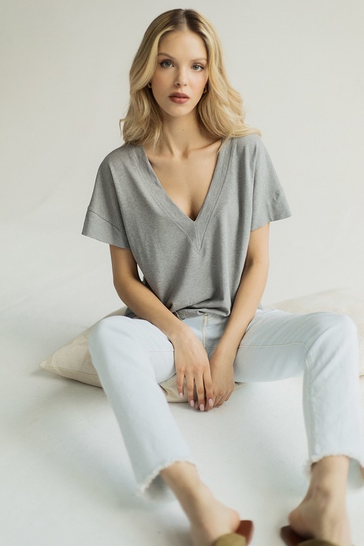 Mood t-shirt Harbor mist REHEMA
