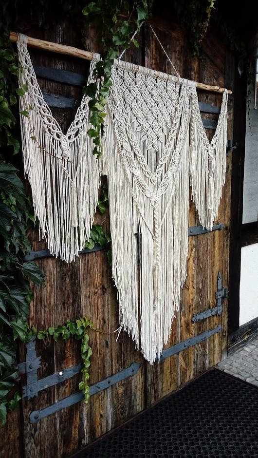 Makrama 'Bianca' 150x160 cm Makrama Decor