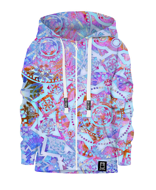 bluzy dla dziewczynki Bluza Zamek Dziewczynka DR.CROW Pastel Rococo
