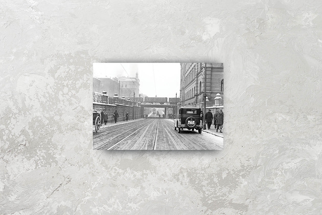 fotografia Plakat Vintage Prostokąt - Ulica Lubicz w Krakowie