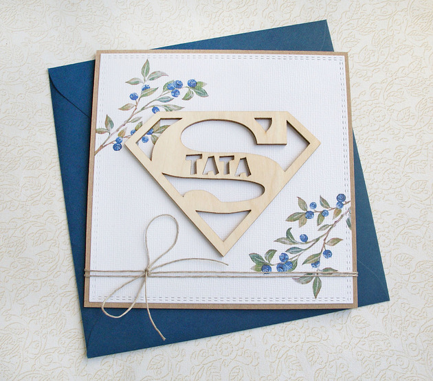 kartki scrapbooking Dla Taty :: SUPER Tata