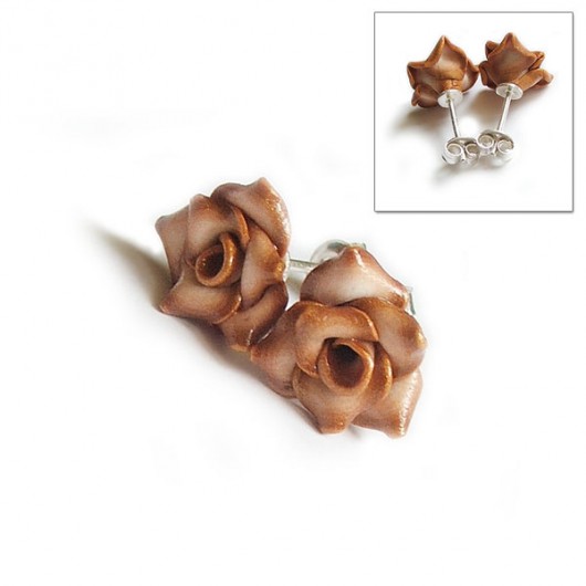 FIMO collection: herbaciane róże Czarna Pantera