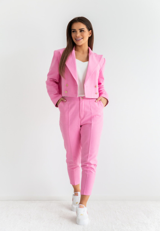 marynarki damskie Marynarka barbie pink