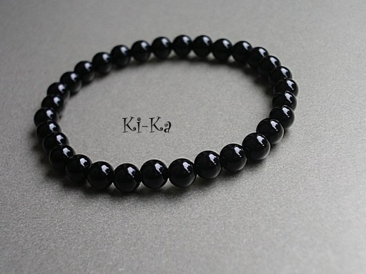  Basic black gloss- bransoletka KiKa pracownia