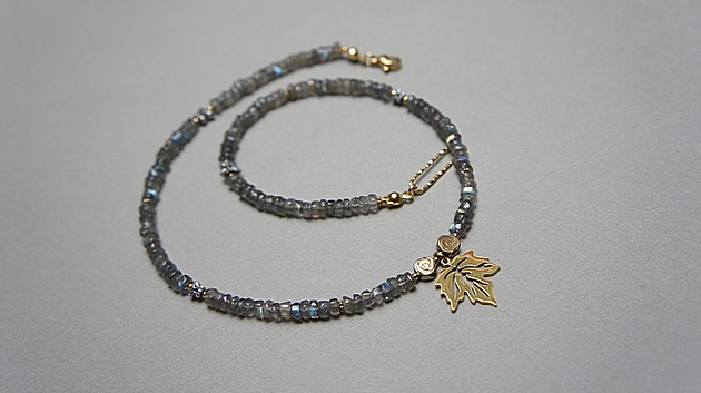 chokery Labradoryty  vol. 9 choker - Szlachetna kolekcja